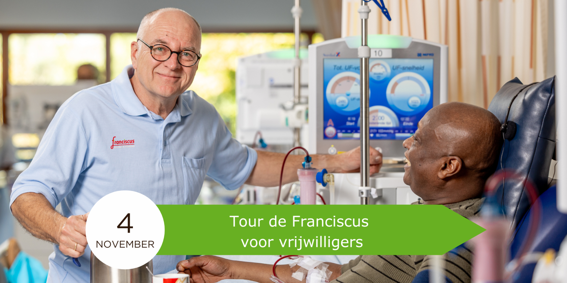 Tour de Franciscus voor vrijwilligers