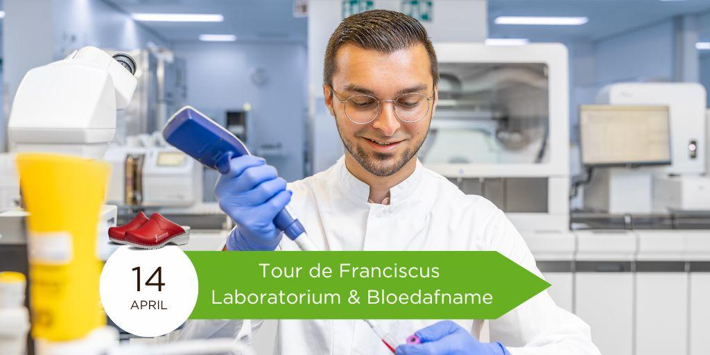 Tour de Franciscus laboratorium en bloedafname